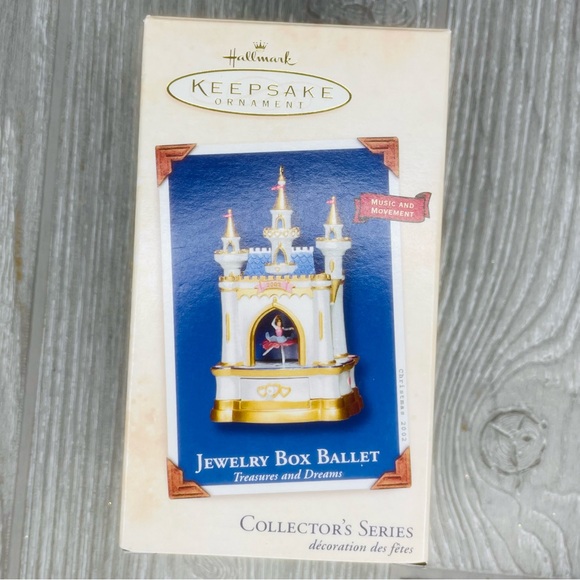 Vintage Hallmark Jewlery box Ballet Keepsake Christmas Ornament Movement & Sound - Picture 9 of 13